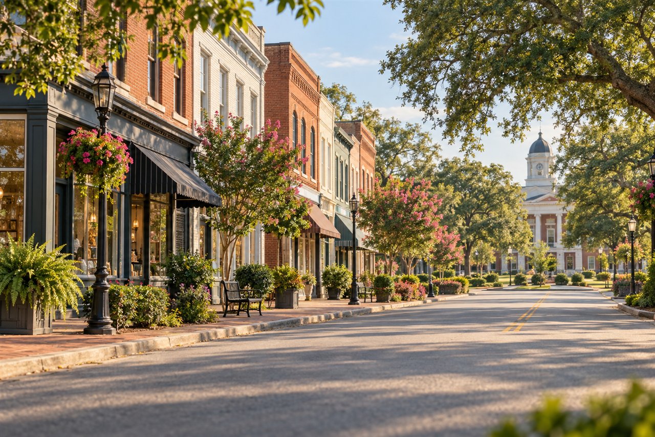 AI-generated illustration of Perry, Georgia